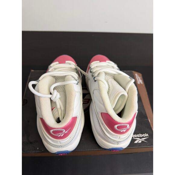 Reebok Question Mid White Pink Basketball Shoes Men 7 main image 5